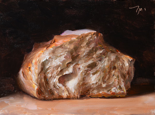 daily painting titled Bread  