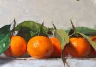 daily painting titled Clementines