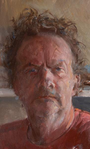 daily painting titled Self portrait at 63 years