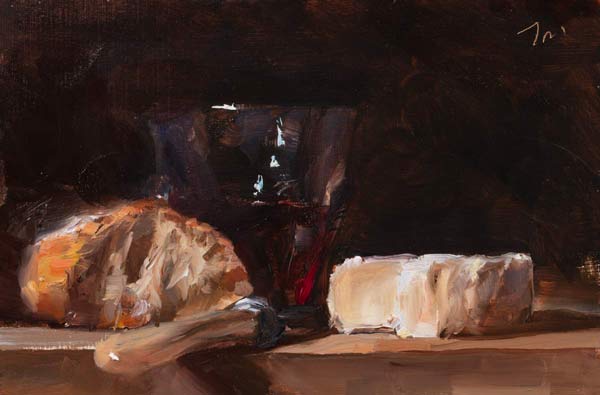 daily painting titled A light lunch
