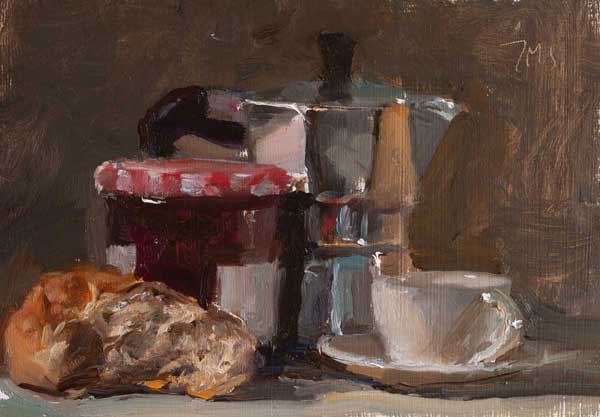 daily painting titled Breakfast
