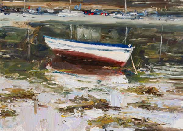 daily painting titled Low tide