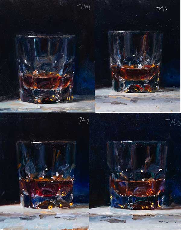 daily painting titled Talisker port finish