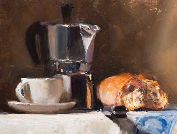 daily painting titled Breakfast