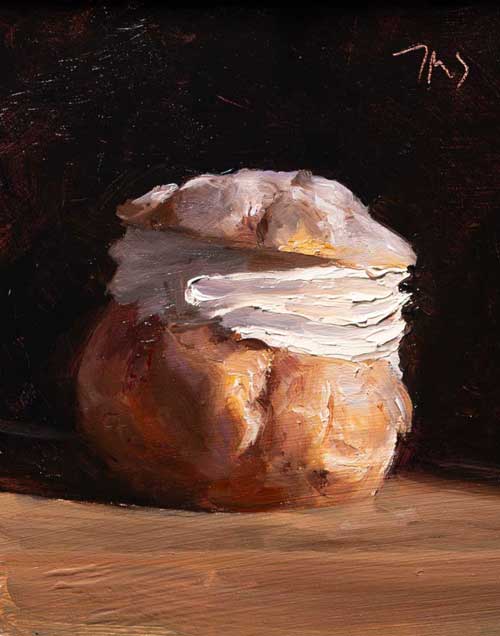 Daily painting of Choux a la Chantilly 