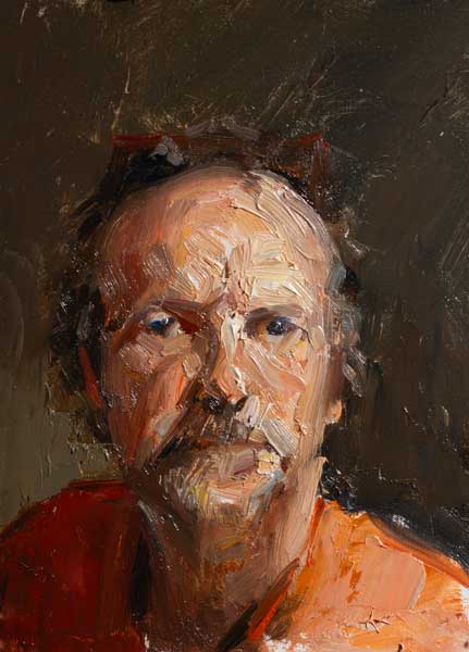 daily painting titled Self portrait at age 65