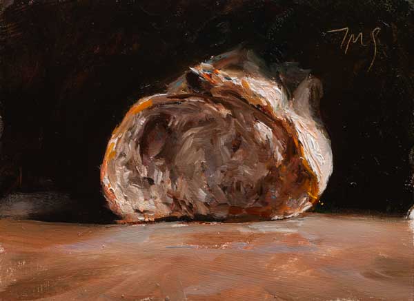 daily painting titled Baguette no.2