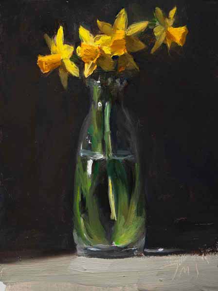 daily painting titled Jonquils