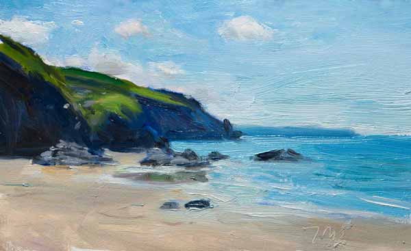 daily painting titled Cardigan bay
