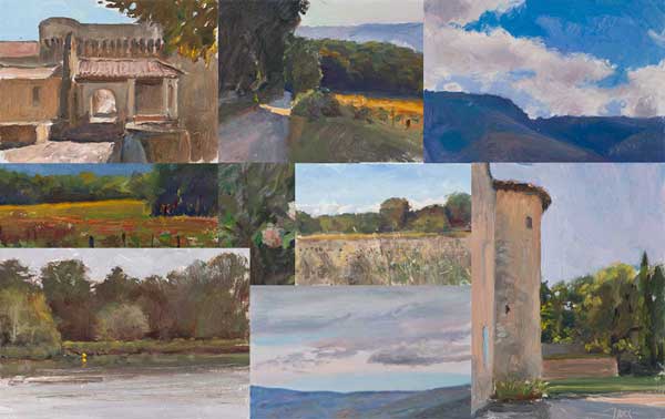 Daily painting of September workshop demos