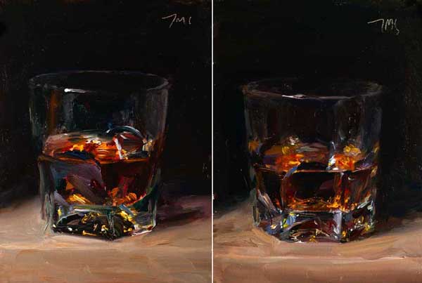 daily painting titled Single malts