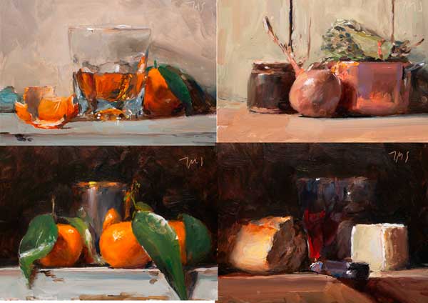 Daily painting of Four demos