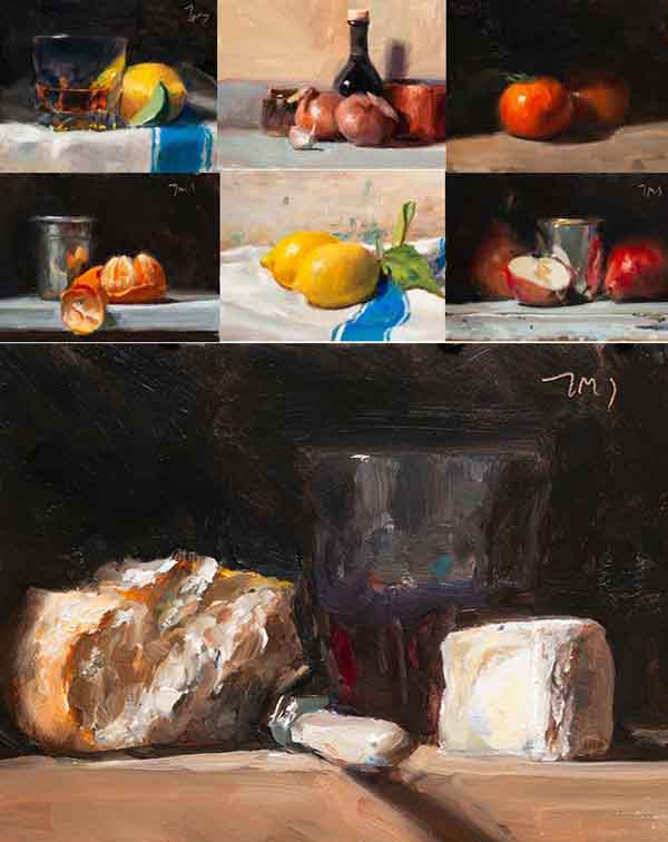 daily painting titled Eight demos