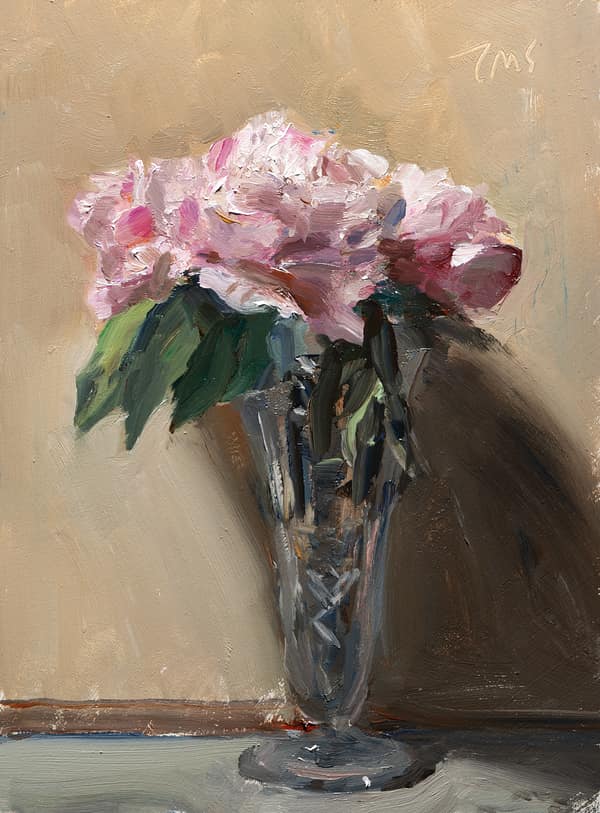 Peonies, painted 23 June 2026