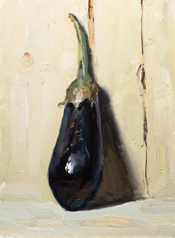Aubergine, painted 12 September 2026