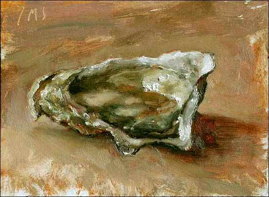 daily painting titled Oyster
