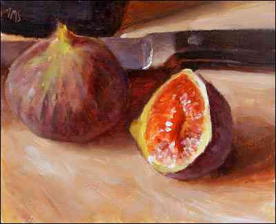 daily painting titled Figs