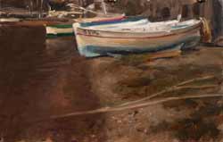 Fishing boats on the beach