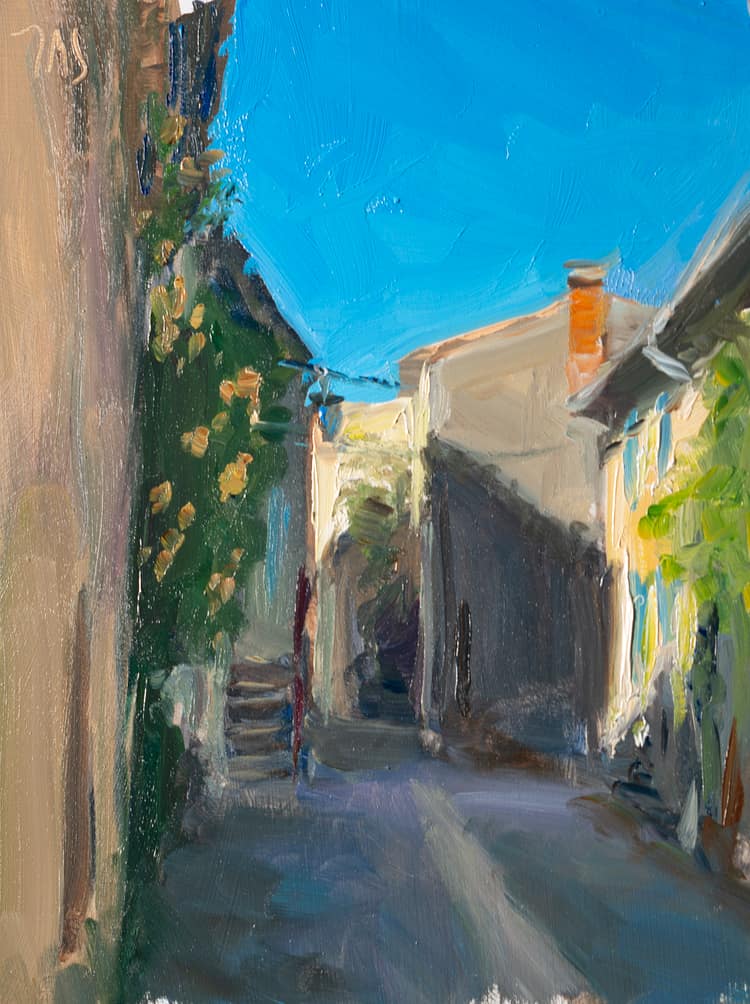 Rue du Ventoux, les Baux