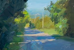 Road from les Febriers