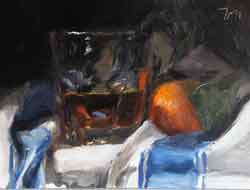 Whisky and clementine