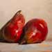 Two red pears